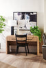 Lenore 54” Modern Desk with Storage - Natural | Bureau moderne Lenore de 54 po avec rangement - naturelle