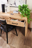 Lenore 54” Modern Desk with Storage - Natural | Bureau moderne Lenore de 54 po avec rangement - naturelle