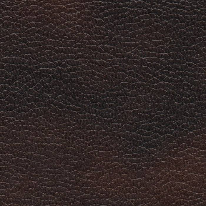 Leo 87.5\" Leather-Look Fabric Reclining Sofa - Walnut Brown 