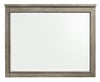 Levi Bedroom Dresser Mirror, Wood - Drift Grey | Miroir de commode de chambre à coucher Levi en bois - gris bois de grève