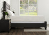 Striped 4-Piece King Cotton Sheet Set - Light Grey | Ensemble de draps Striped de 4 pièces en coton pour très grand lit - gris clair