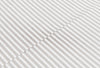 Striped 4-Piece King Cotton Sheet Set - Light Grey | Ensemble de draps Striped de 4 pièces en coton pour très grand lit - gris clair