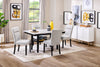 Libra Dining Chair with Polyester Fabric, - Grey | Chaise de salle à manger Libra en tissu de polyester - grise