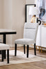 Libra Dining Chair with Polyester Fabric, - Grey | Chaise de salle à manger Libra en tissu de polyester - grise