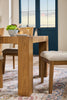 Lotus Dining Table, 82"W, Wood - Natural | Table de salle à manger Lotus de 82 po (L) en bois - naturelle