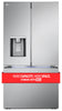 LG 36" 31 Cu. Ft. French-Door Standard-Depth MAX™ Refrigerator - Smudge Proof Stainless Steel - LRYX… | Réfrigérateur LG de 31 pi³ et de 36 po à portes françaises de profondeur standard MAXMC - acier inox…