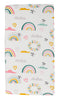 Luna 3-Piece Crib Bedding Set - White and Pink| Literie Luna 3 pièces pour lit de bébé - blanc et rose