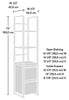 Manhattan Gate 16.54" Commercial Grade Bookcase - Mystic Oak|Bibliothèque Manhattan Gate de 16,54 po de qualité commerciale - chêne mystique