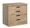 Mason Peak 31.26" Commercial Grade 2-Drawer Lateral Filing Cabinet - Prime Oak|Classeur latéral Mason Peak de 31,26 po de qualité commerciale à 2 tiroirs - chêne clair