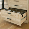 Mason Peak 31.26" Commercial Grade 2-Drawer Lateral Filing Cabinet - Prime Oak|Classeur latéral Mason Peak de 31,26 po de qualité commerciale à 2 tiroirs - chêne clair