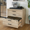 Mason Peak 31.26" Commercial Grade 2-Drawer Lateral Filing Cabinet - Prime Oak|Classeur latéral Mason Peak de 31,26 po de qualité commerciale à 2 tiroirs - chêne clair