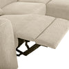 Meadow 2-Piece Right-Facing Chenille Fabric Power Reclining Sectional with Storage Chaise - Taupe | Sofa sectionnel de droite à inclinaison électrique Meadow 2 pièces en tissu de chenille avec fauteuil long de rangement - taupe