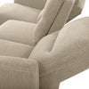 Meadow 2-Piece Right-Facing Chenille Fabric Power Reclining Sectional with Storage Chaise - Taupe | Sofa sectionnel de droite à inclinaison électrique Meadow 2 pièces en tissu de chenille avec fauteuil long de rangement - taupe