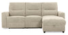 Meadow 2-Piece Right-Facing Chenille Fabric Power Reclining Sectional with Storage Chaise - Taupe | Sofa sectionnel de droite à inclinaison électrique Meadow 2 pièces en tissu de chenille avec fauteuil long de rangement - taupe