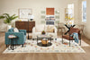 Metro 57" Fabric Loveseat with Tufted Seat Cushions and Reversible Back Cushions - Neutral | Causeuse Metro de 57 po en tissu avec coussins de siège capitonnés et coussins de dossier réversibles - neutre