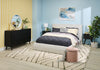 Milan Bedroom 6-Drawer Dresser, Mid-Century Modern, 59"W x 36"H - Black | Commode de chambre à coucher moderne du milieu du 20e siècle Milan de 59 po (l) x 36 po (H) à 6 tiroirs - noire