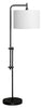 63" Black Metal Floor Lamp|Lampe à pied de 63 po en métal noir