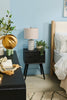 Mori Bedside 2-Drawer Nightstand, 18"W x 25.75"H - Black | Table de nuit Mori de 18 po (l) x 25,75 po (H) à 2 tiroirs - noire