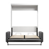 Bestar Pur Queen Murphy Bed with Sofa - White|Grand lit escamotable Pur de Bestar avec sofa - blanc