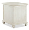 Newman  18" Traditional Chairside Table with Storage - Alabaster White Pine|Table de fauteuil traditionnelle Newman de 18 po avec rangement - pin blanc albâtre
