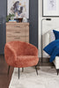 Nova 28.7" Boucle Fabric Accent Chair - Orange | Fauteuil d’appoint Nova de 28,7 po en tissu bouclé - orange