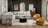 Villa Swivel Accent Chair - Mustard | Fauteuil d’appoint pivotant Villa - moutarde