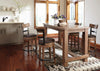 Otis Counter-Height Swivel Stool - Brown 