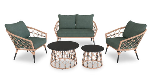 Kort & Co. Panama 5-Piece Patio Conversation Set 