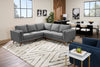 Pascal Multi-Colour Shag Area Rug - 7'10" x 10'6" | Carpette à poil long Pascal multicolore - 7 pi 10 po x 10 pi 6 po