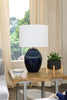 Kort & Co. Penelope 24" Blue Ceramic Table Lamp | Lampe de table Penelope de Kort & Co. de 24 po en céramique bleue
