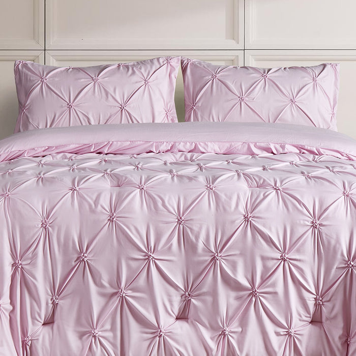 Penelope 2-Piece Twin Comforter Set - Pink