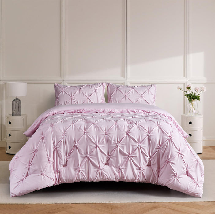 Penelope 2-Piece Twin Comforter Set - Pink