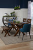 Plum Dining Bench, Wood, Live-Edge Look, 47.25"W- Nutmeg Brown | Banc de salle à manger Plum de 47,25 po (L) en bois avec apparence de bordures Live Edge - brun muscade