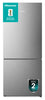 Hisense 27.7" 14.7 Cu. Ft. Bottom-Mount Refrigerator - Titanium - RB15A2CSE | Réfrigérateur Hisense de 14,7 pi³ et de 27,7 po à congélateur inférieur - titane - RB15A2CSE