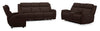 Reign 78" Top-Grain Genuine Leather Power Reclining Loveseat with Console - Silverado Chocolate Brown | Causeuse à inclinaison électrique Reign de 78 po en cuir véritable de qualité supérieure avec console - brun chocolat Silverado