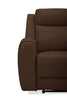 Reign 87" Top-Grain Genuine Leather Power Reclining Sofa with USB Ports - Silverado Chocolate Brown | Sofa à inclinaison électrique Reign de 87 po en cuir véritable de qualité supérieure avec ports USB - brun chocolat Silverado