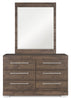 Riley Bedroom Dresser Mirror, Made in Canada - Grey | Miroir de commode de chambre à coucher Riley, fabriqué au Canada - gris
