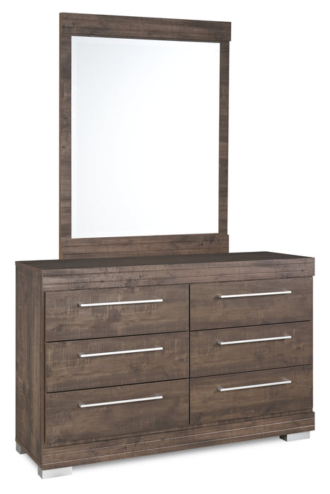 Riley Bedroom 6-Drawer Dresser, 49\"W x 31\"H, Made in Canada - Grey