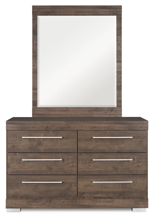 Riley Bedroom 6-Drawer Dresser, 49\"W x 31\"H, Made in Canada - Grey