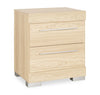 Riley Bedside 2-Drawer Nightstand, 21"W x 24"H, Made in Canada - Natural | Table de nuit Riley de 21 po (L) x 24 po (H) à 2 tiroirs, fabriquée au Canada - naturelle