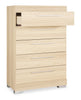 Riley Bedroom Chest of Drawers, 5-Drawer, 31"W x 46"H, Made in Canada - Natural | Commode verticale de chambre à coucher Riley de 31 po (L) x 46 po (H) à 5 tiroirs, fabriquée au Canada - naturelle