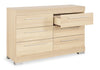 Riley Bedroom 6-Drawer Dresser, 49"W x 31"H, Made in Canada - Natural | Commode de chambre à coucher Riley de 49 po (L) x 31 po (H) à 6 tiroirs, fabriquée au Canada - naturelle