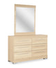 Riley Bedroom 6-Drawer Dresser, 49"W x 31"H, Made in Canada - Natural | Commode de chambre à coucher Riley de 49 po (L) x 31 po (H) à 6 tiroirs, fabriquée au Canada - naturelle