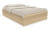 Riley Mates Bed with 3-Drawer Storage for Kids, Made in Canada, Natural - Full Size