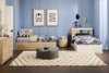 Riley Mates Bed with 3-Drawer Storage for Kids, Made in Canada, Natural - Twin Size | Lit matelot Riley avec 3 tiroirs de rangement pour enfants, fabriqué au Canada, naturel - format lit simple