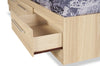 Riley Mates Bed with 3-Drawer Storage for Kids, Made in Canada, Natural - Twin Size | Lit matelot Riley avec 3 tiroirs de rangement pour enfants, fabriqué au Canada, naturel - format lit simple