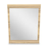 Riley 6pc Bedroom Set with Panel Bed, Dresser, Mirror & Nightstand, Made in Canada, Natural - Twin Size | Ensemble de chambre à coucher Riley 6 pièces avec lit à panneaux, commode, miroir et table de nuit, fabriqué au Canada, naturel - format lit simple