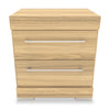 Riley 6pc Bedroom Set with Panel Bed, Dresser, Mirror & Nightstand, Made in Canada, Natural - Twin Size | Ensemble de chambre à coucher Riley 6 pièces avec lit à panneaux, commode, miroir et table de nuit, fabriqué au Canada, naturel - format lit simple