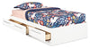 Riley Mates Bed with 3-Drawer Storage for Kids, Made in Canada, White - Twin Size | Lit matelot Riley avec 3 tiroirs de rangement pour enfants, fabriqué au Canada, blanc - format lit simple
