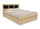 Riley Mates Bed with Bookcase Headboard Set for Kids,Made in Canada, Natural - Full Size